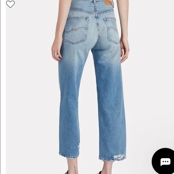 Denimist pierce distressed High-Rise crop Jean size 29 - Picture 4 of 15